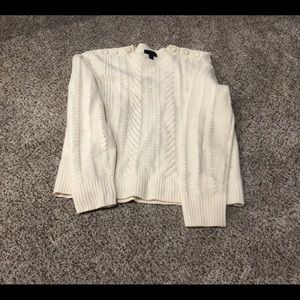 J.crew cable knit sweater